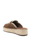 Mou Sandals Leather Brown