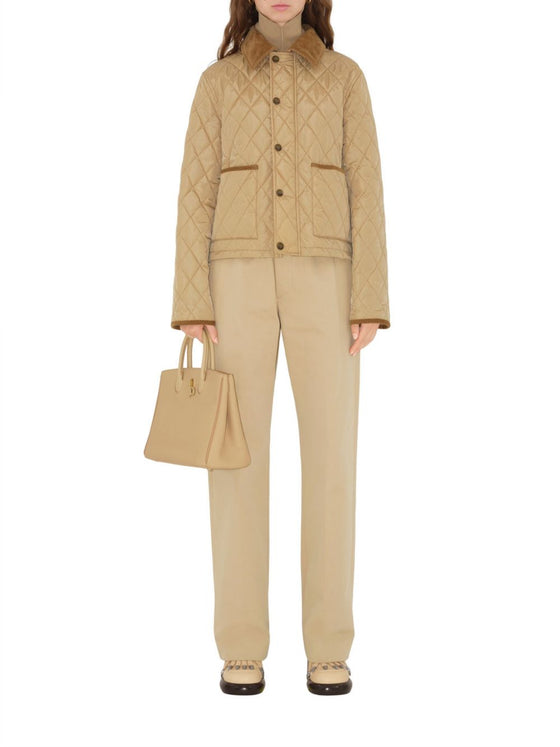 Burberry Quilted nylon cropped jacket