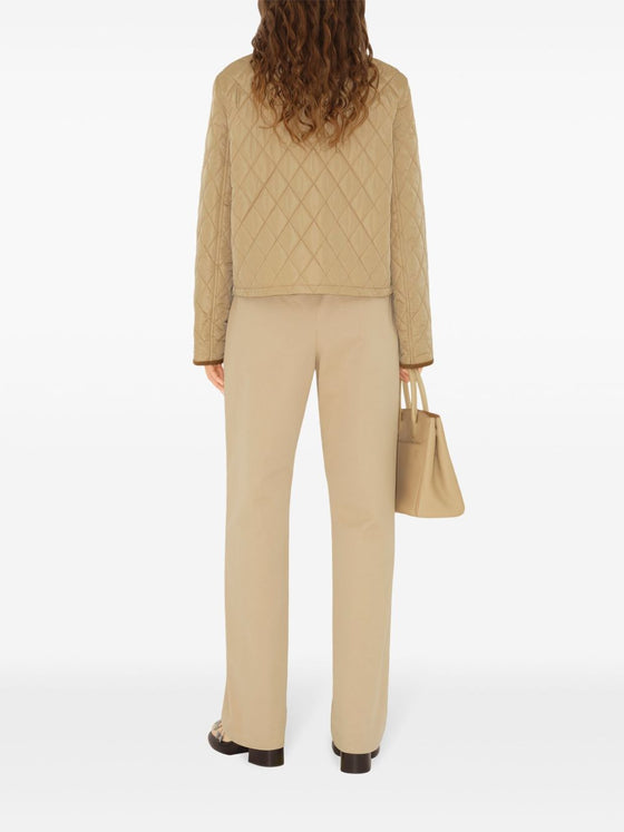 Burberry Quilted nylon cropped jacket