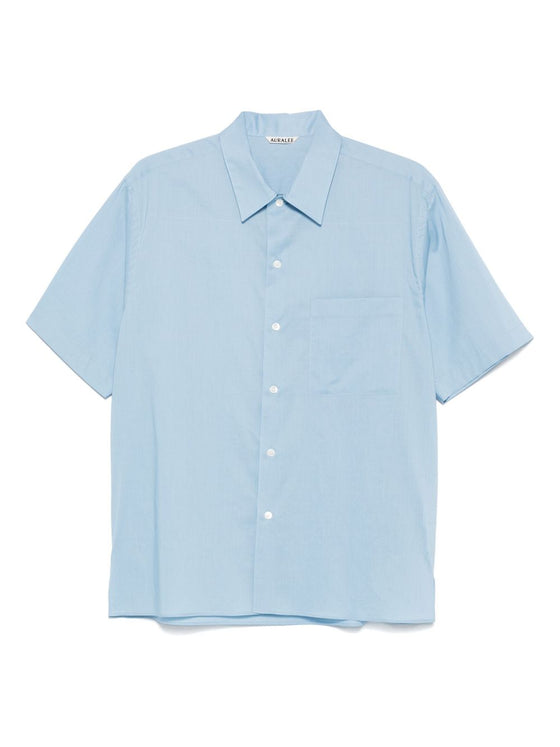 AURALEE Shirts Clear Blue