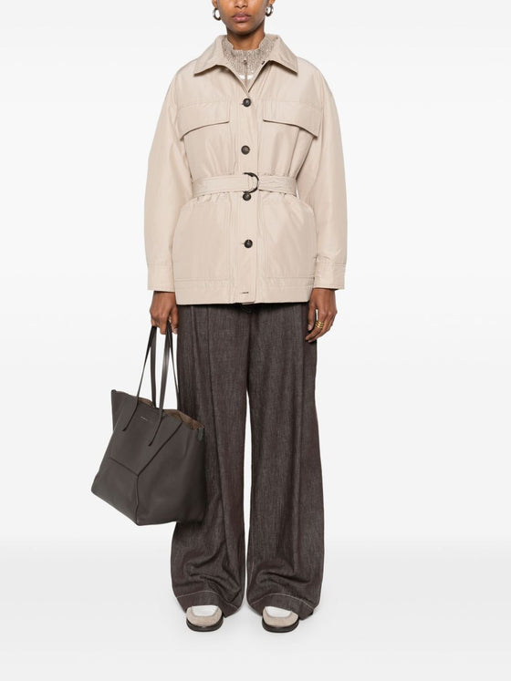 Brunello Cucinelli Coats Beige