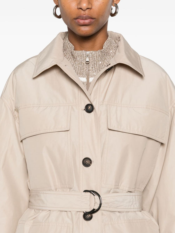 Brunello Cucinelli Coats Beige