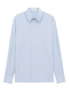 Saint Laurent striped oxford cotton shirt