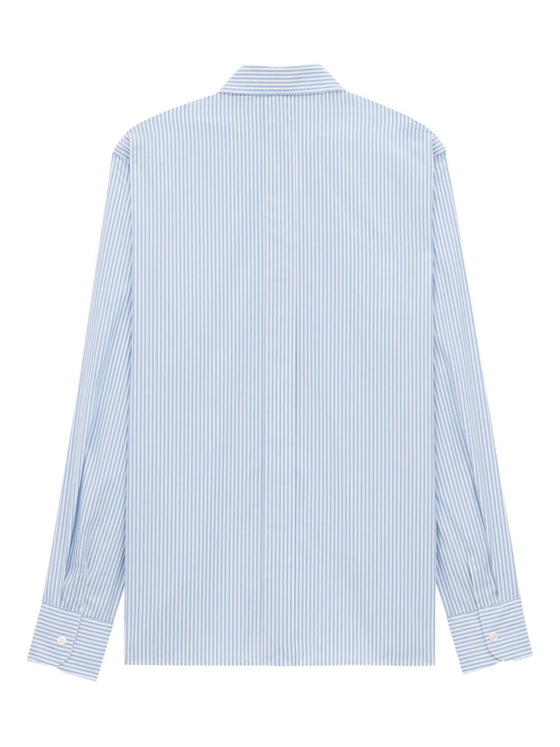 Saint Laurent striped oxford cotton shirt