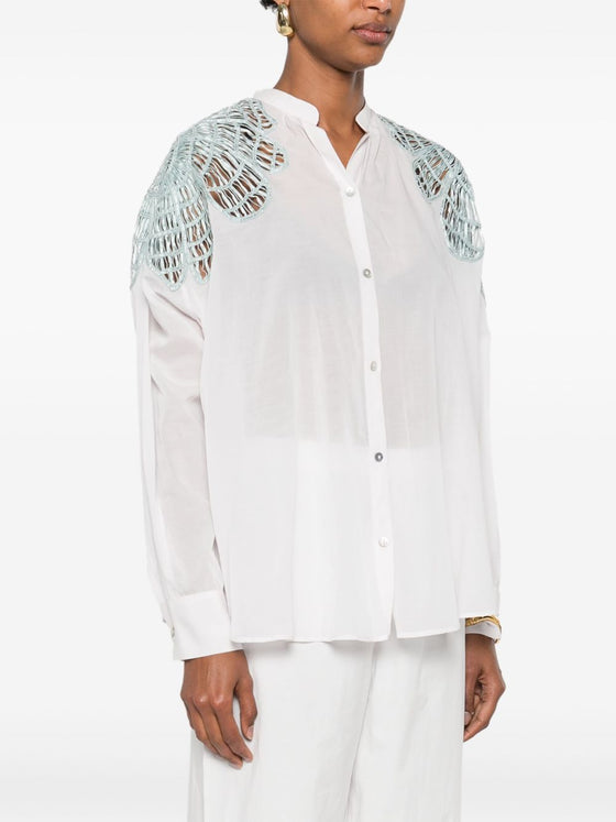 Forte Forte Shirts Clear Blue