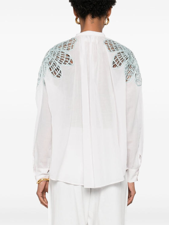 Forte Forte Shirts Clear Blue