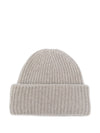 Soft Goat Cashmere ribbed beanie