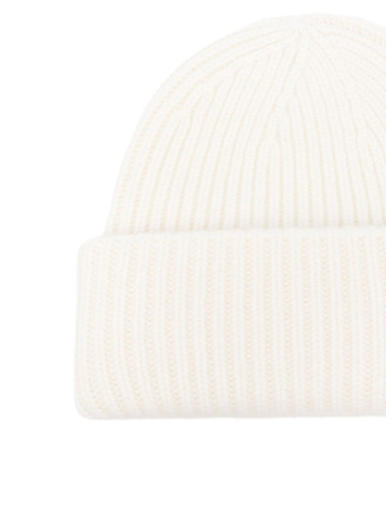 Soft Goat Cashmere ribbed beanie