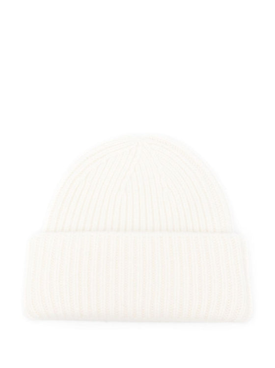 Soft Goat Cashmere ribbed beanie