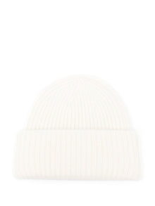  Soft Goat Cashmere ribbed beanie