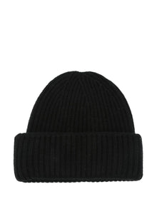  Soft Goat Cashmere ribbed beanie