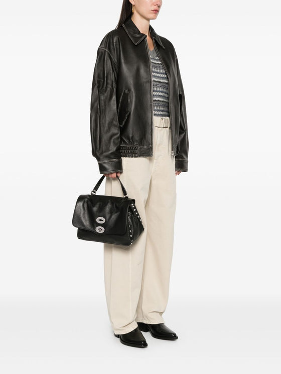 Zanellato Postina Daily medium leather handbag