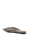 Brunello Cucinelli Flats Glistening Abstract Embroidery in suede
