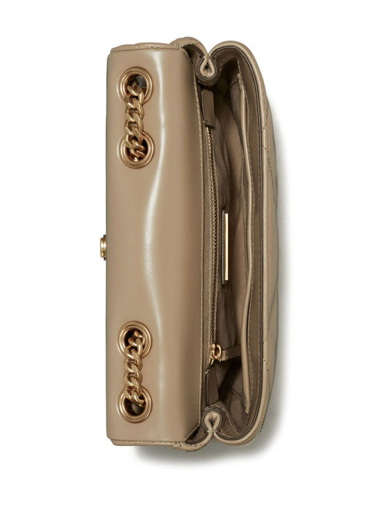 Tory Burch Kira Diamond small leather shoulder bag