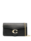 Coach Tabby chain leather clutch