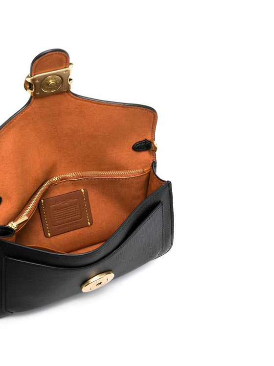 Coach Tabby chain leather clutch