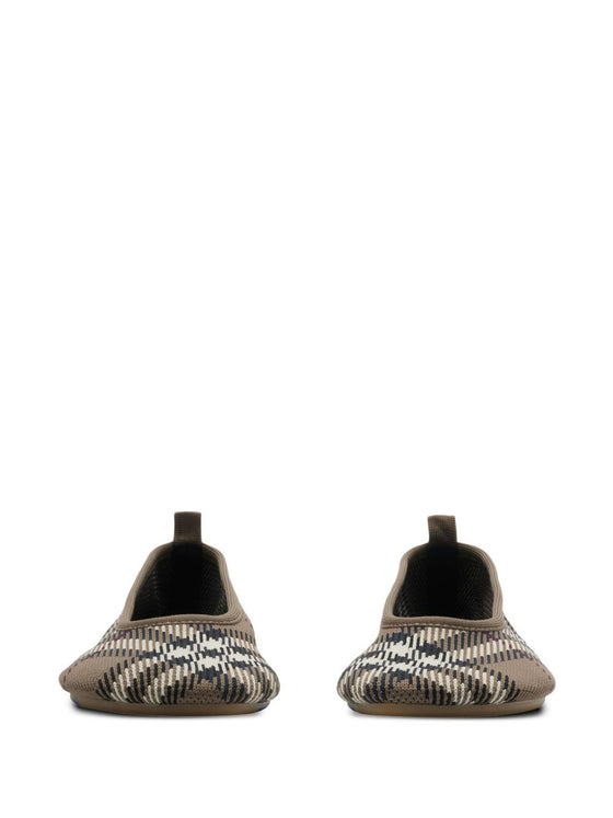 Burberry checkered Ballerina in jacquard
