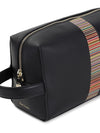 Paul Smith Signature Stripe leather washbag