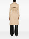 Burberry Double-breasted cotton trench coat
