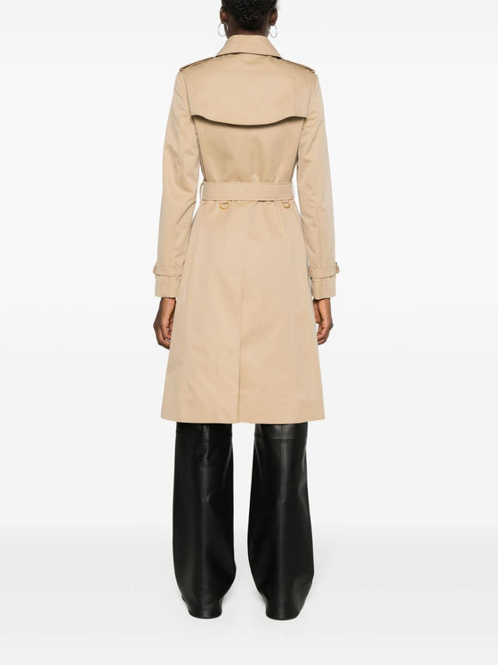 Burberry Double-breasted cotton trench coat