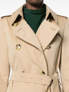 Burberry Double-breasted cotton trench coat