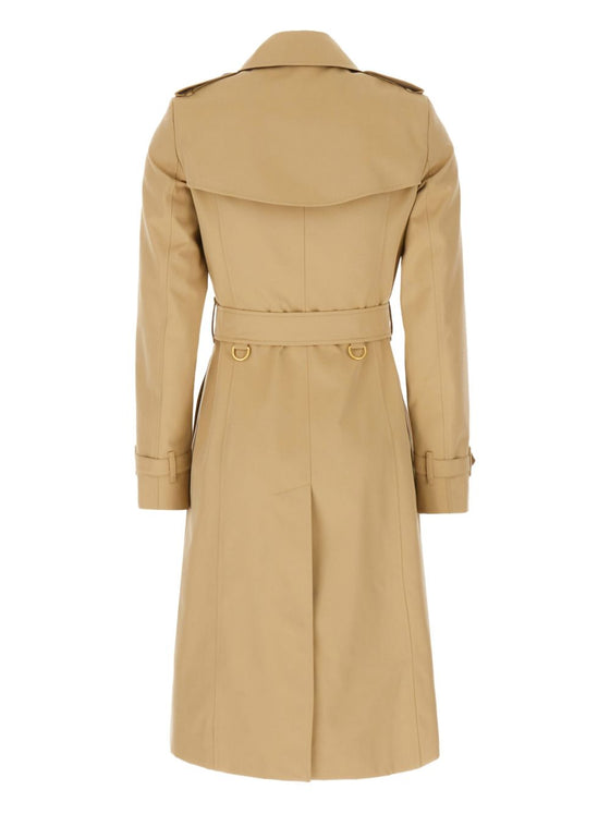 Burberry Double-breasted cotton trench coat