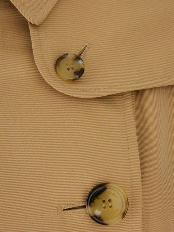 Burberry Double-breasted cotton trench coat