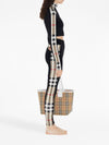 Burberry Stretch jersey leggings with Check finishes