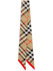  Burberry Check silk foulard