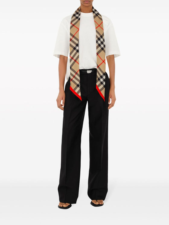 Burberry Check silk foulard