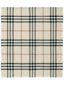  Burberry Check wool scarf