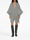 Burberry Vintage Check Reversible Wool Cape