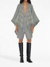 Burberry Vintage Check Reversible Wool Cape