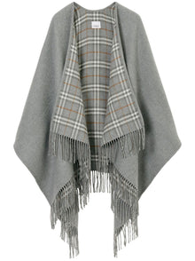  Burberry Vintage Check Reversible Wool Cape