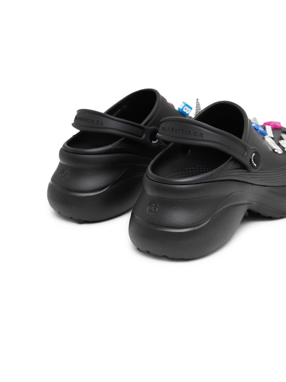 Balenciaga x Crocs Jibbitz mules