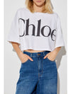 Chloé Logo-print crop top