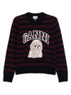 GANNI Sweaters Bordeaux