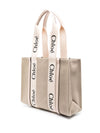Chloé Woody canvas medium tote bag