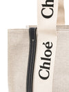 Chloé Woody canvas medium tote bag