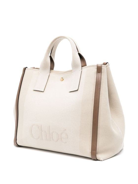 Chloé Carry canvas tote bag