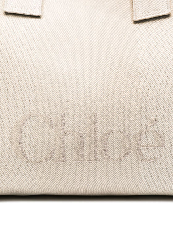Chloé Carry canvas tote bag