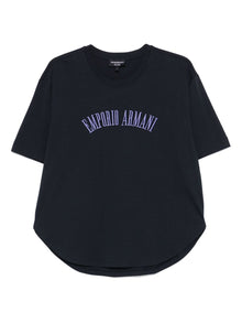 Emporio Armani logo embroidered T-shirt