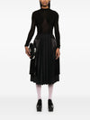 Comme Des Garcons Pleated midi skirt