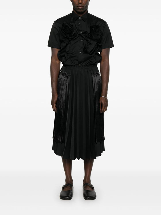 Comme Des Garcons Pleated midi skirt
