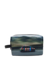 Paul Smith Recycled Polyester 'Pixelated Mini' Washbag