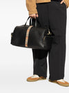 Paul Smith Leather 'Signature Stripe' Trim Holdall
