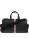 Paul Smith Leather 'Signature Stripe' Trim Holdall