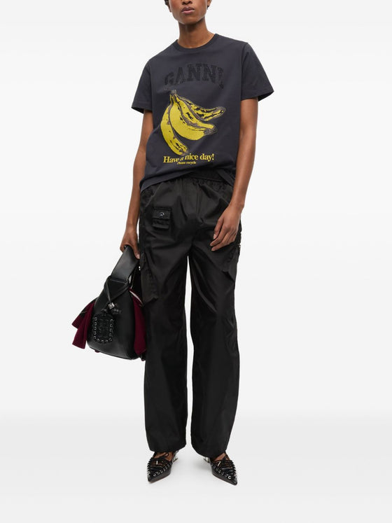 GANNI T-shirts and Polos Grey