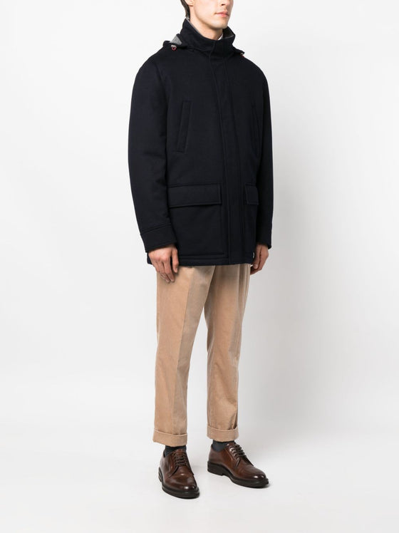 Brunello Cucinelli Detachable hood padded coat