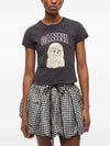 GANNI T-shirts and Polos Grey